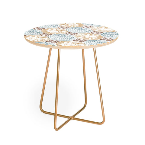 Belle13 Earth Moon Sun Round Side Table