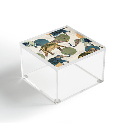 Belle13 Elephant Polka Acrylic Box