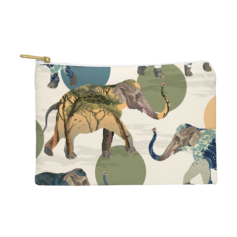 Belle13 Elephant Polka Pouch