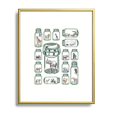 Belle13 Endangered Species Preservation Metal Framed Art Print