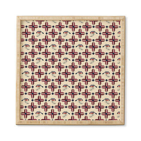 Belle13 Ethnic Birds Framed Wall Art