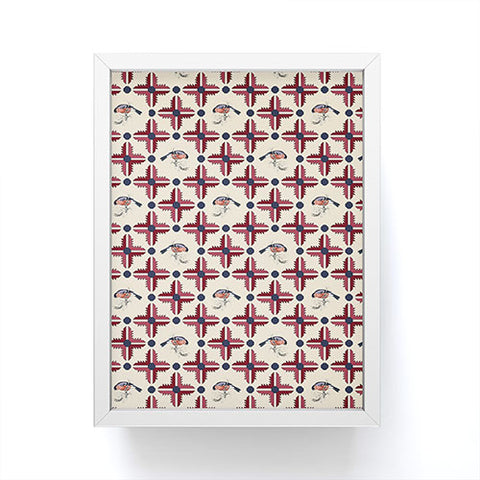 Belle13 Ethnic Birds Framed Mini Art Print