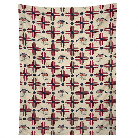 Belle13 Ethnic Birds Tapestry