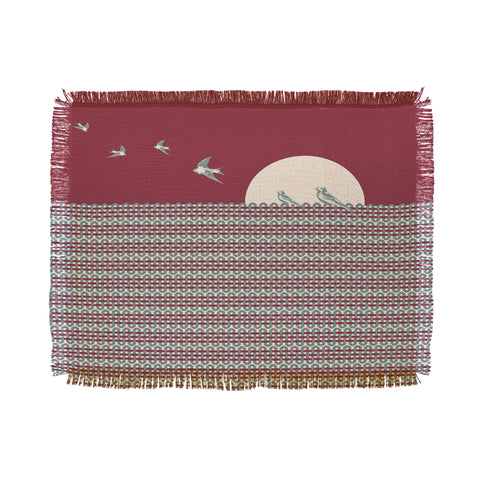 Belle13 Ethnic Sunrise Throw Blanket