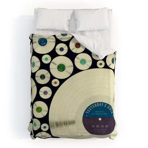 Belle13 Evergreen Music Duvet Cover