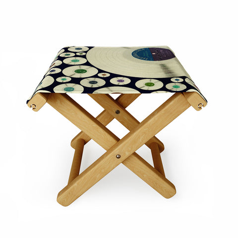 Belle13 Evergreen Music Folding Stool
