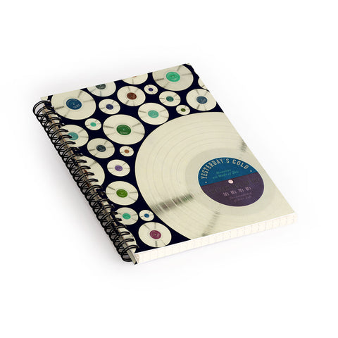 Belle13 Evergreen Music Spiral Notebook