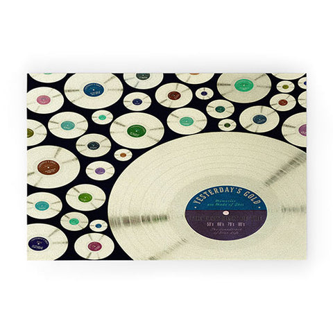 Belle13 Evergreen Music Welcome Mat