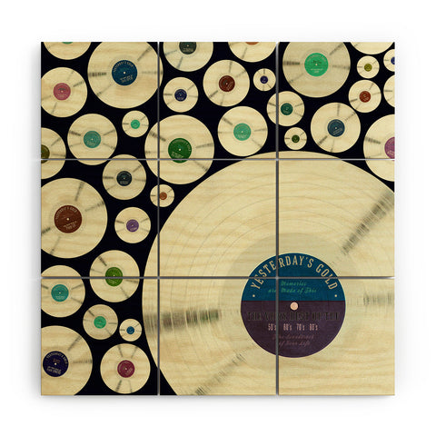 Belle13 Evergreen Music Wood Wall Mural