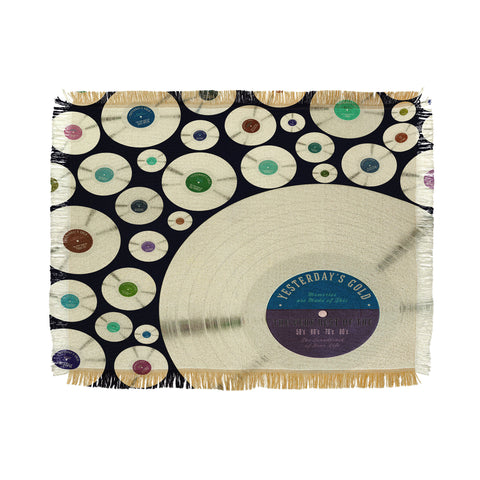 Belle13 Evergreen Music Throw Blanket