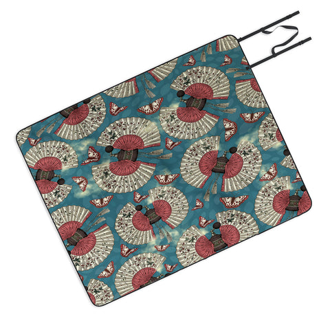 Belle13 FanTastic Butterfly Fragrance Picnic Blanket