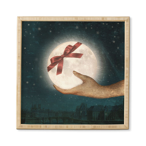 Belle13 For You The Moon Framed Wall Art
