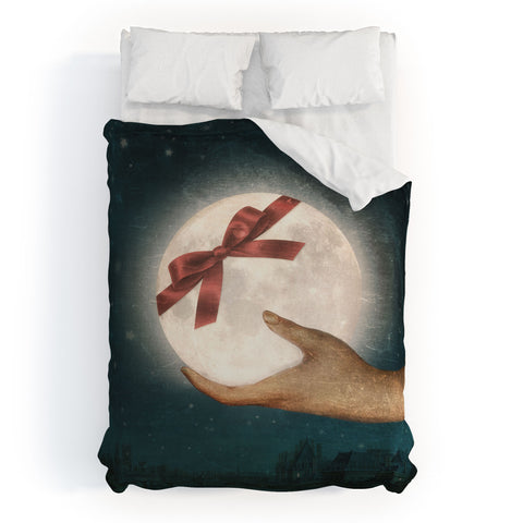 Belle13 For You The Moon Duvet Cover