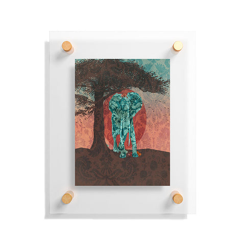 Belle13 Indian Summer With Raccoons Floating Acrylic Print