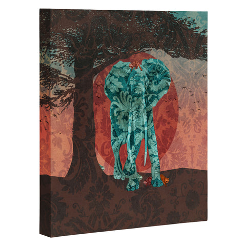 Belle13 Indian Summer With Raccoons Art Canvas