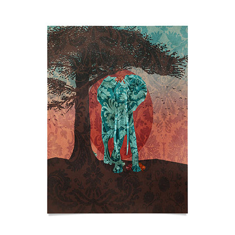 Belle13 Indian Summer With Raccoons Poster