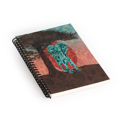 Belle13 Indian Summer With Raccoons Spiral Notebook