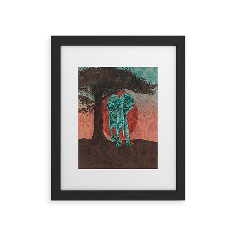 Belle13 Indian Summer With Raccoons Framed Art Print