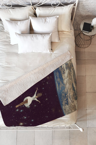 Belle13 Just Let Go Fleece Throw Blanket