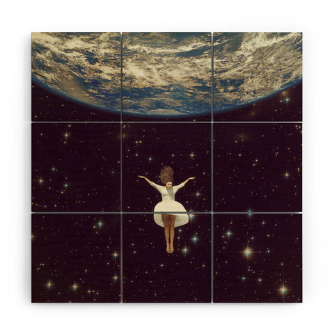 Belle13 Just Let Go Wood Wall Mural