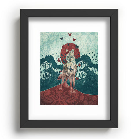 Belle13 Lady Butterfly Recessed Framing Rectangle