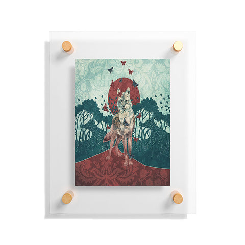 Belle13 Lady Butterfly Floating Acrylic Print