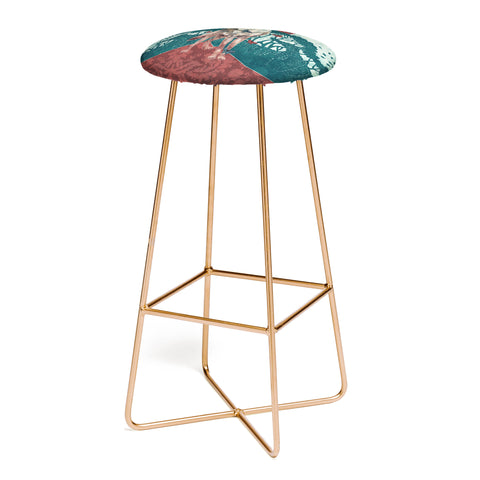 Belle13 Lady Butterfly Bar Stool
