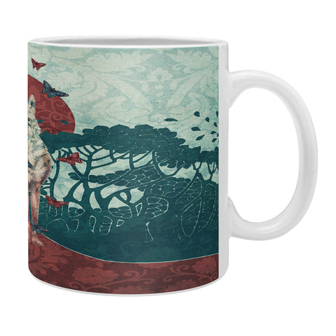 Belle13 Lady Butterfly Coffee Mug