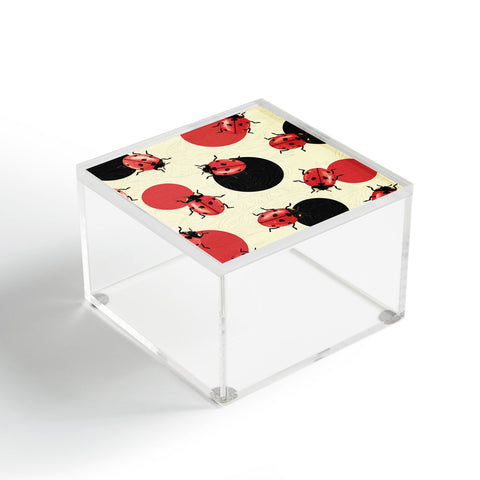 Belle13 Ladybird Polka Acrylic Box
