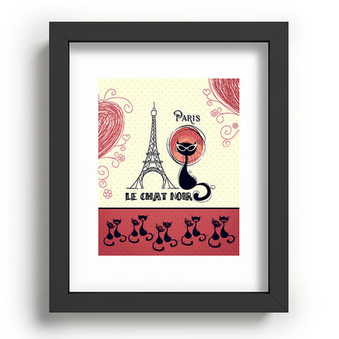 Belle13 Le Chat Noir Recessed Framing Rectangle