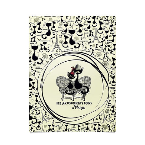 Belle13 Les Aristochats Noirs Poster
