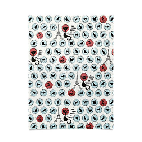 Belle13 Les Chats Noirs Poster