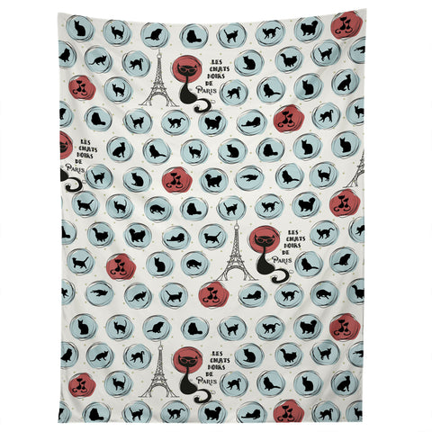 Belle13 Les Chats Noirs Tapestry