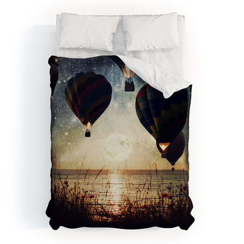 Belle13 Lighting The Night Duvet Cover