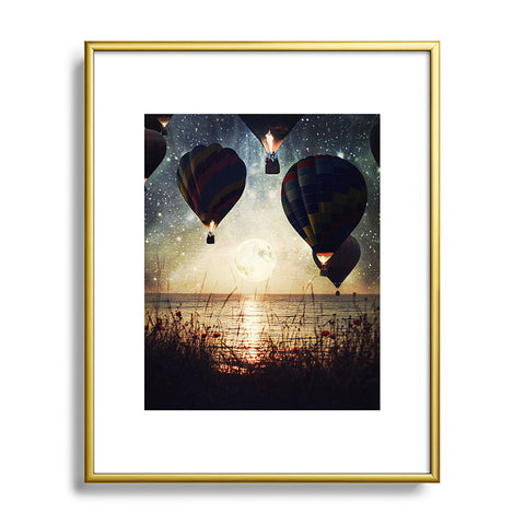 Belle13 Lighting The Night Metal Framed Art Print