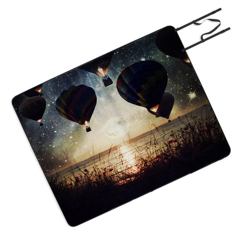 Belle13 Lighting The Night Picnic Blanket