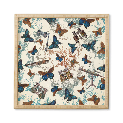 Belle13 Looking For Butterflies Framed Wall Art