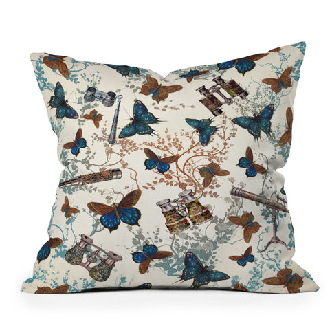 Belle13 Looking For Butterflies Throw Pillow