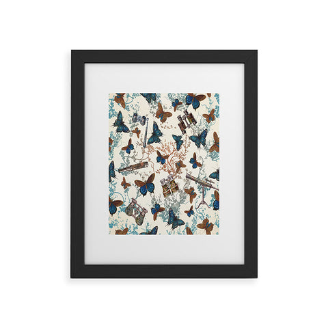 Belle13 Looking For Butterflies Framed Art Print