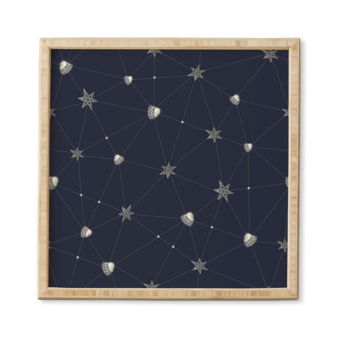Belle13 Love Constellation Framed Wall Art