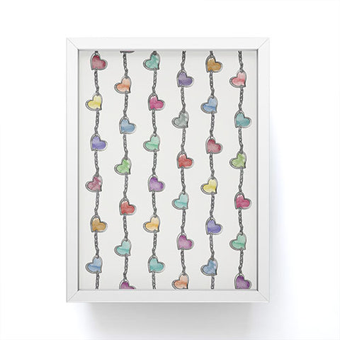 Belle13 Love Forever Framed Mini Art Print