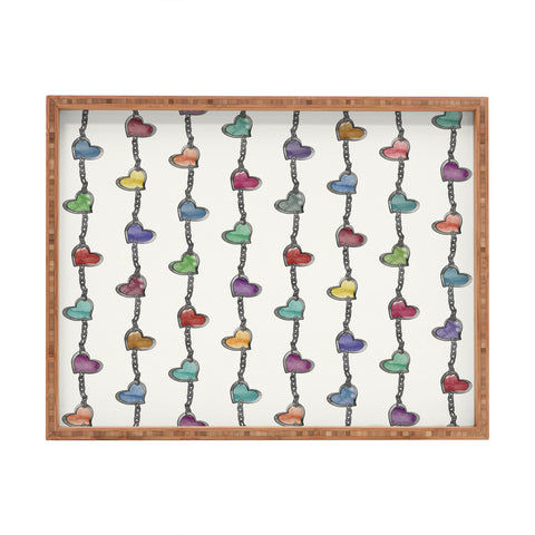 Belle13 Love Forever Rectangular Tray