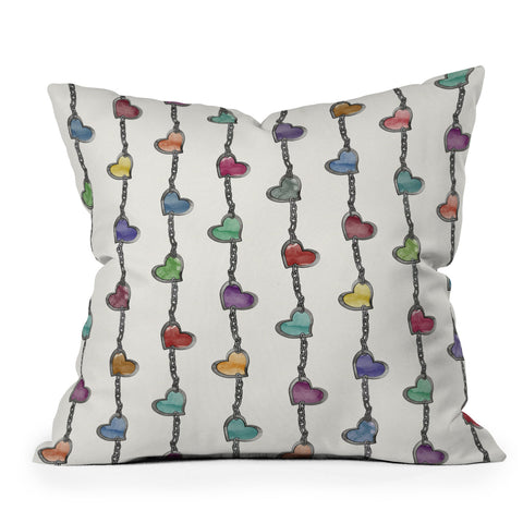 Belle13 Love Forever Throw Pillow