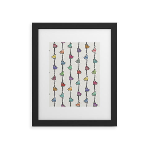 Belle13 Love Forever Framed Art Print