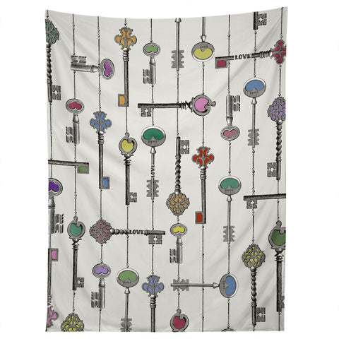 Belle13 Love Is The Key Tapestry