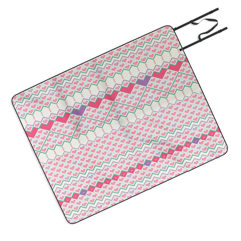 Belle13 Love Pattern Picnic Blanket