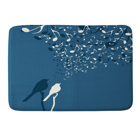 Belle13 Love Song Memory Foam Bath Mat