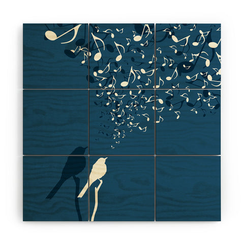 Belle13 Love Song Wood Wall Mural