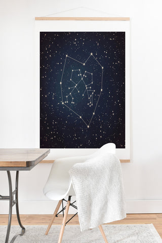 Belle13 Love Written in the Stars Art Print And Hanger