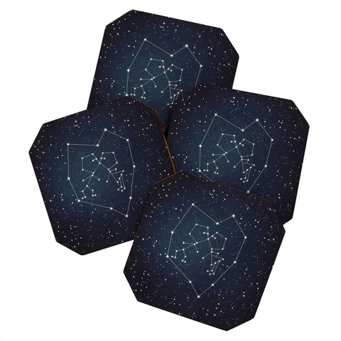 Belle13 Love Written in the Stars Coaster Set